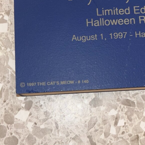 1997 Cats Meow Halloween Mystery Manor & Eerie Estate Lot of 2 Glow in the Dark - Picture 8 of 14